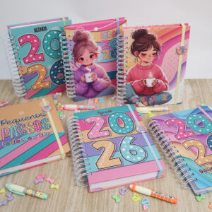 Agenda Color 2026 - Wire-o - 1dia por página