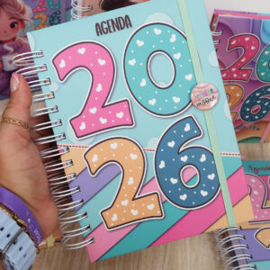 Agenda linha Colors 2026 2 dpp